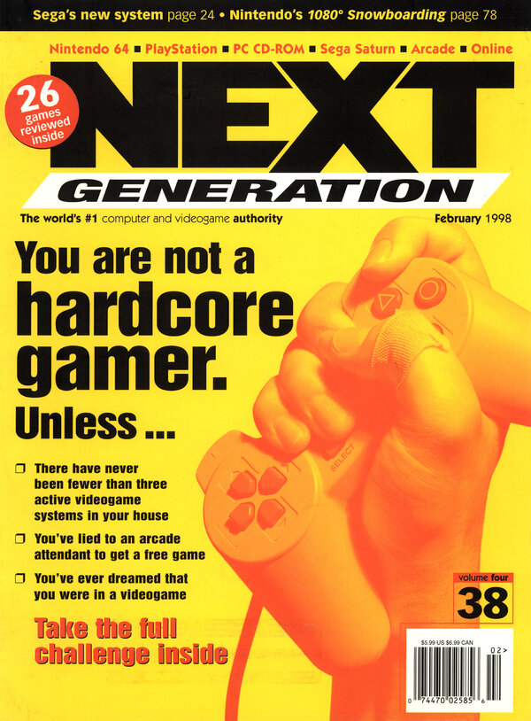 Next Generation Issue 38 (February 1998) cover